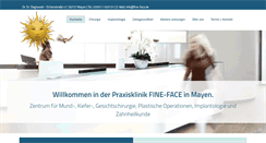 Desktop Screenshot of fine-face.de